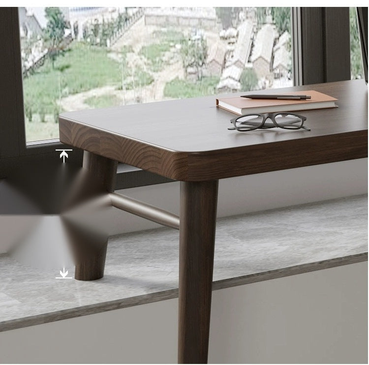 SUNX Full Wood Bay Window Desk from SUNX