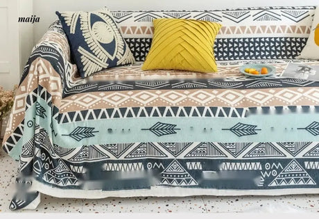 MAN YUE HOME Bermian Wind Sofa Blanket with Towel Cover from MAN YUE HOME