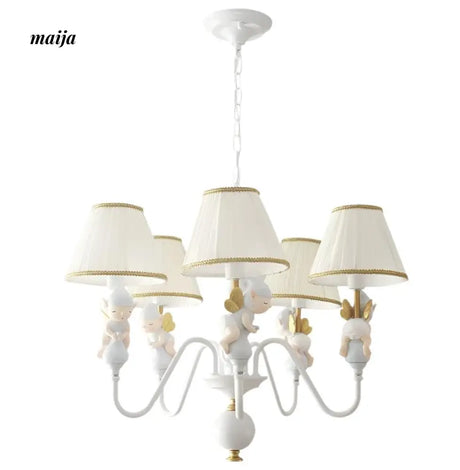 QXWD Butterfly Fairy Ceiling Lamp Children's Room from QXWD