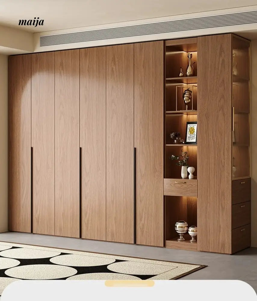 MEIHOUSE French Glass Door Romantic Bedroom Wardrobe Cabinet from MEIHOUSE