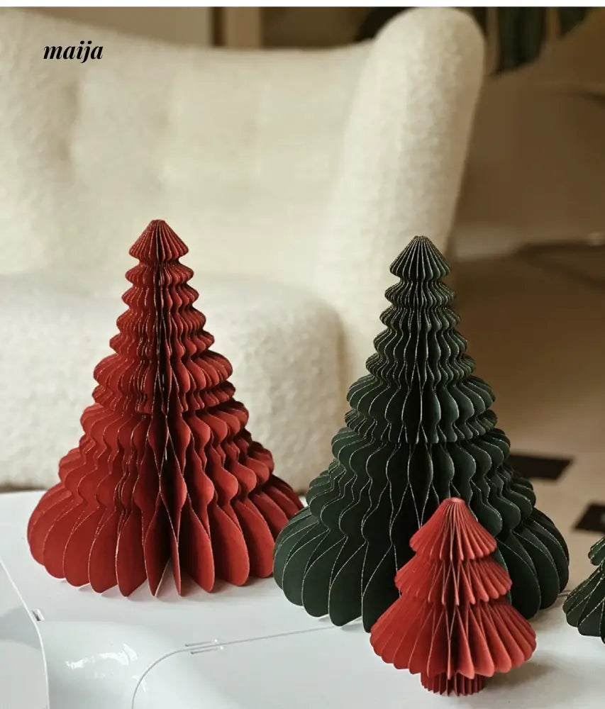 HOMESIDE Christmas Tree Honeycomb Origami Decoration from HOMESIDE