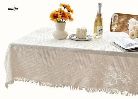MAN YUE HOME Lace Tablecloth for French INS Style Dining Spaces from MAN YUE HOME