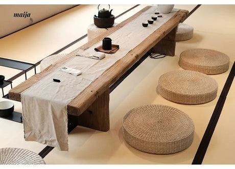 SOPHORA Cattail Japanese Style Straw Cushion from SOPHORA