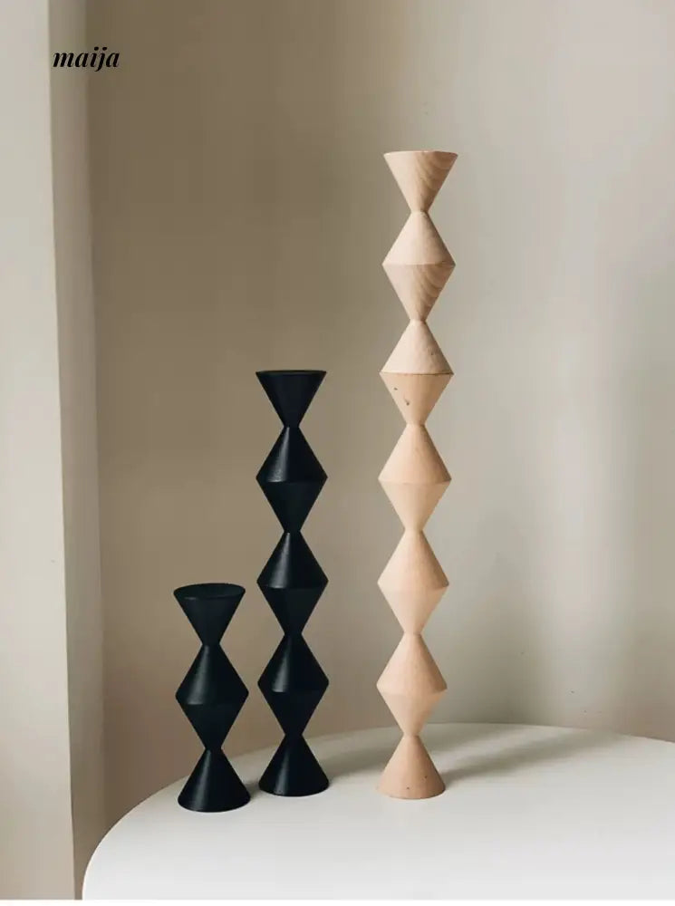 HOMESIDE Endless Column Solid Wood Candlestone from HOMESIDE
