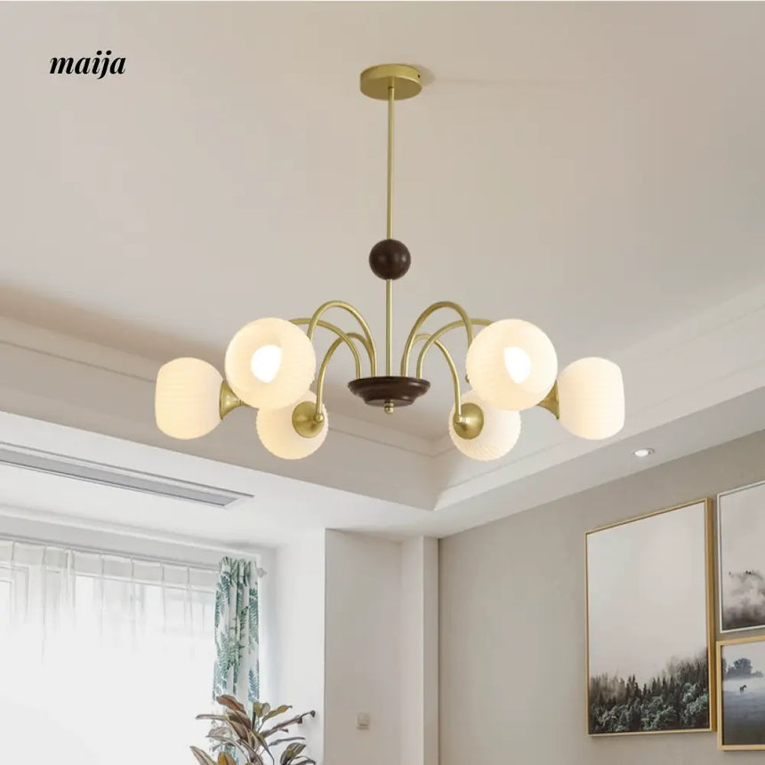 NANCY French Retro Wabi-Sabi Chandelier Japanese Style from NANCY