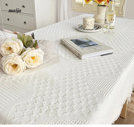 MAN YUE HOME Lace Tablecloth for French INS Style Dining Spaces from MAN YUE HOME