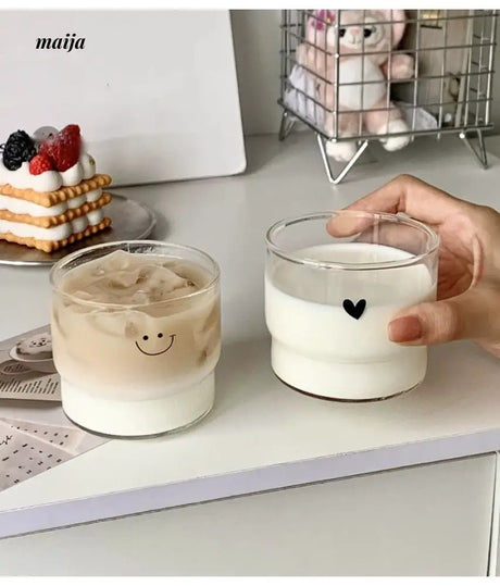 BANKE Smile Coffee Glass Cup from BANKE