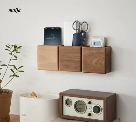 KIMACHI Wall Mounted Wooden Storage Box from KIMACHI
