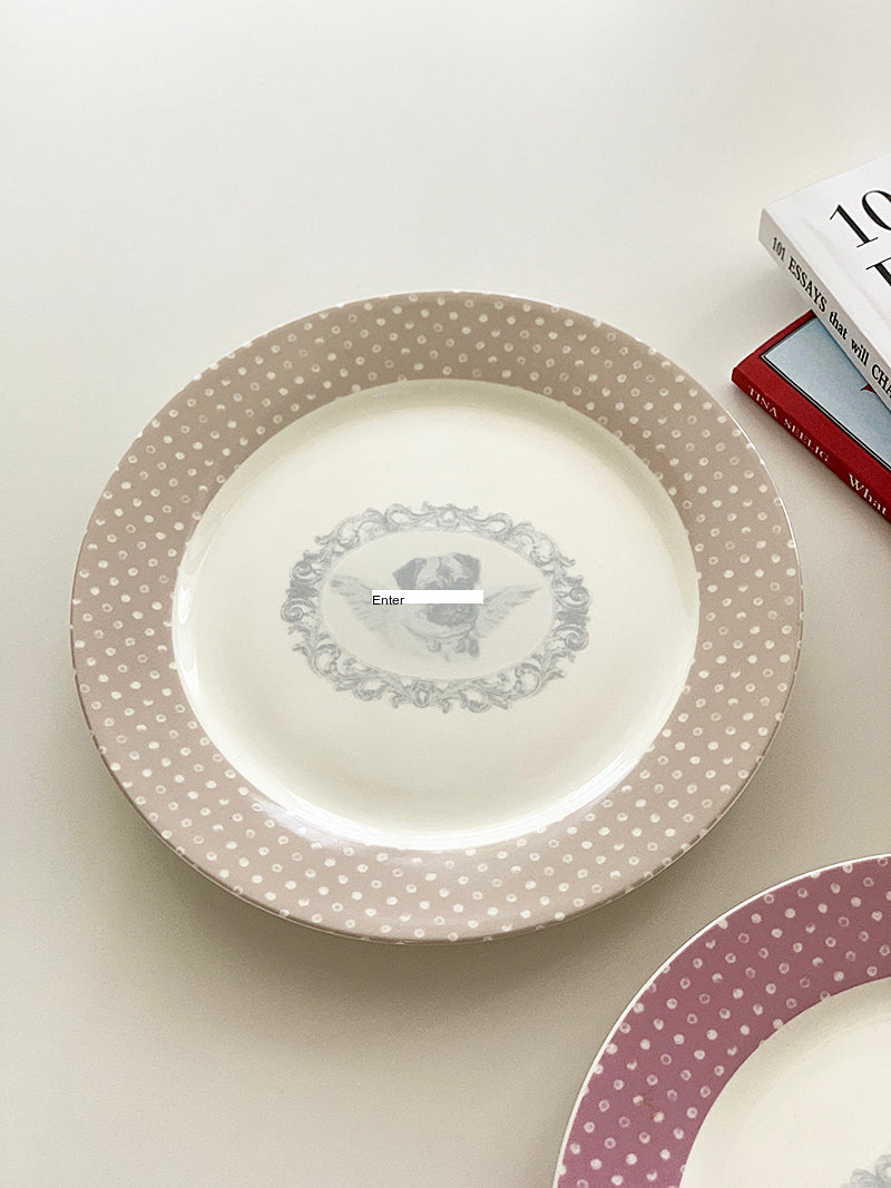 YASUKI Elowen Elegant Ceramic Dinner Plate from YASUKI