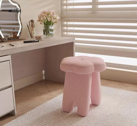 White Flower Dressing Stool from Kaiyashi