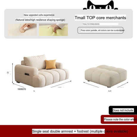 DIPU Livia French Cream Charging Sofa from DIPU