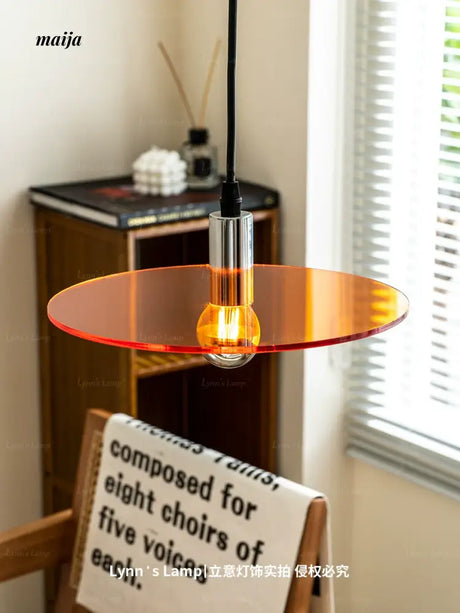 LYNN Orange Sunset Pendant Lamp from Lynn's Lamp