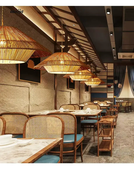 ZHONGSHAN Wabi-Sabi Rope Chandelier for Home from ZHONGSHAN