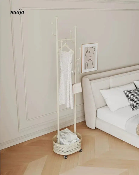 Herman Cream Laundry Basket Coat Hanger from Yate