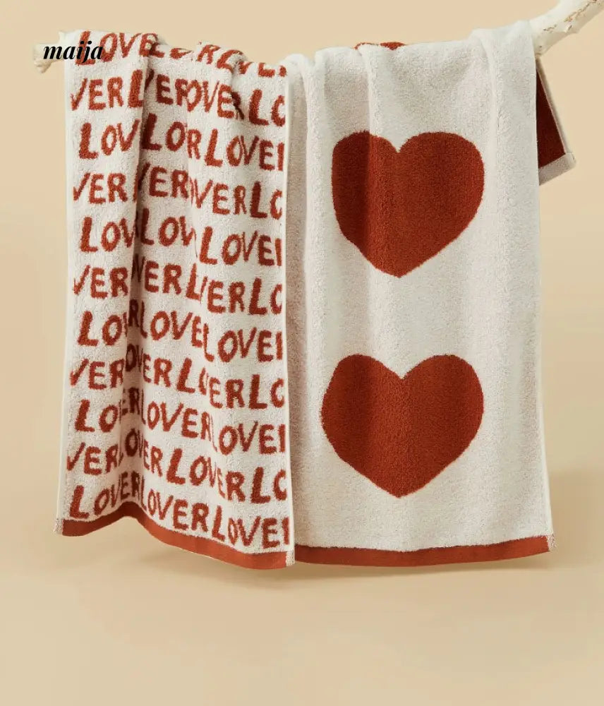 Love Heart Face Towel from Nuanyou