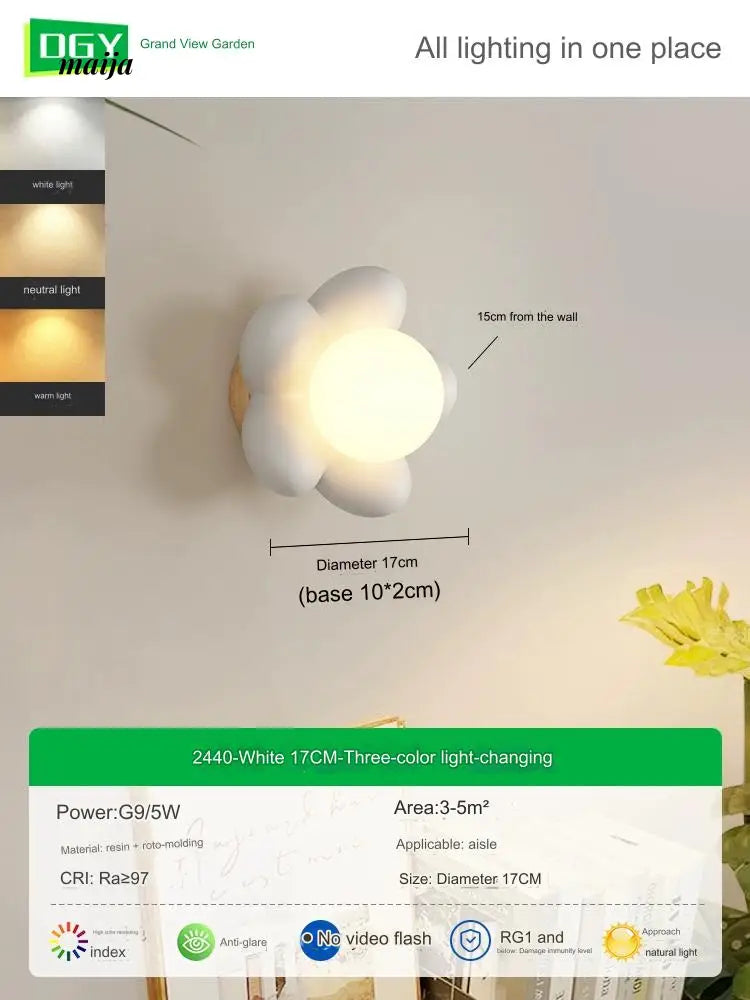 GVG Cute Flower Wall Scone from GVG