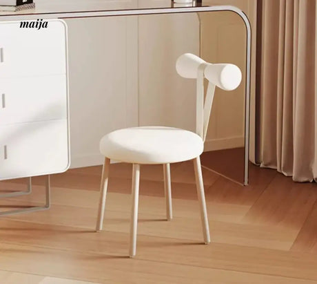 Bow Cream Dressing Chair from Kaiyashi