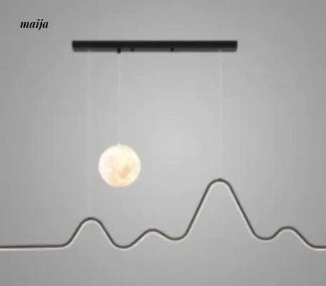 GVG Moon and Mountain Ceiling Lamp from GVG