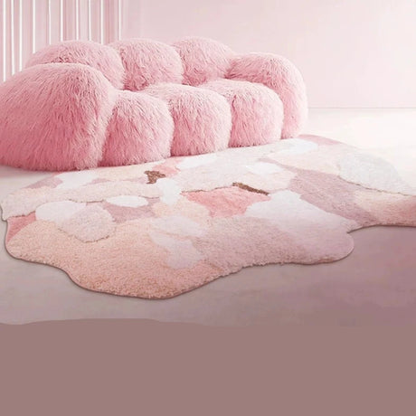 KENZAKI Sakura Snow Washable Rug from KENZAKI