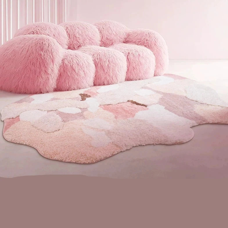 KENZAKI Sakura Snow Washable Rug from KENZAKI