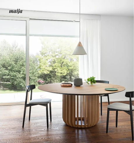 Bird Cage Solid Wood Dining Table from maija