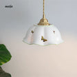 NANCY Brass Butterfly Chandelier French Cream Style from NANCY