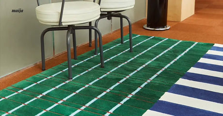 UNDERLAND Running Track Pattern Rug from UNDERLAND