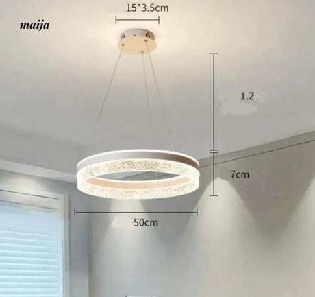 GVG Round Crystal Ceiling Chandelier from GVG