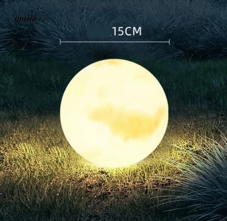 GVG Solar-Powered Waterproof Moon Garden Lamp from Kaiyashi
