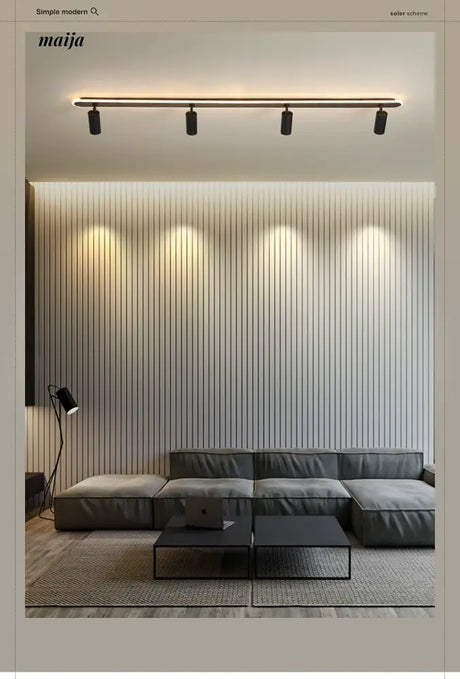 Toulon Long Bar LED Ceiling Light from maija