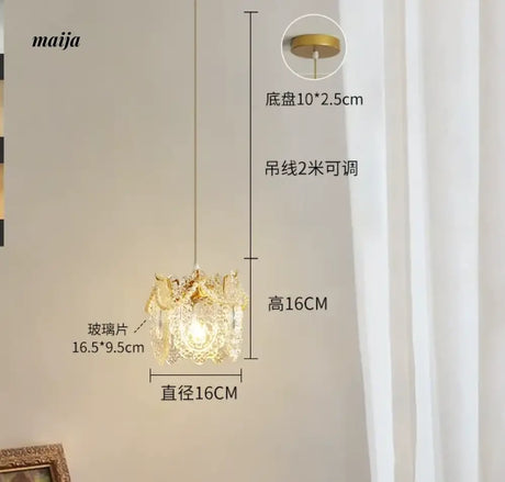 GVG Crystal Ceiling Pendant Light from GVG