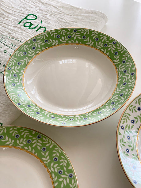 YASUKI Donovan Exquisite High-Temperature Ceramics Display Salad Bowl from YASUKI
