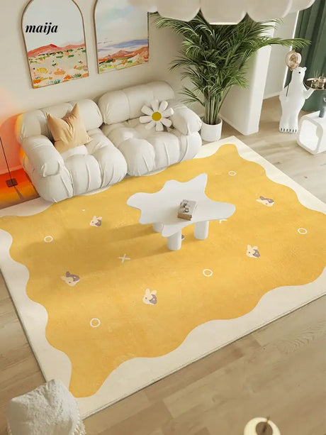 TIPTOE Caramel Cheese Ring Rug from TIPTOE