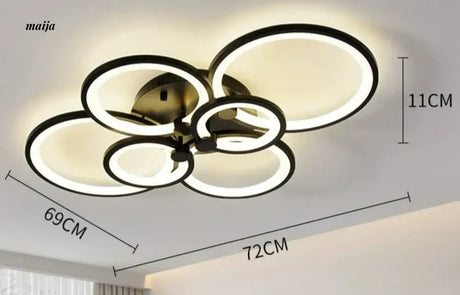 GVG Liyana Looping Circles Ceiling Lamp from GVG