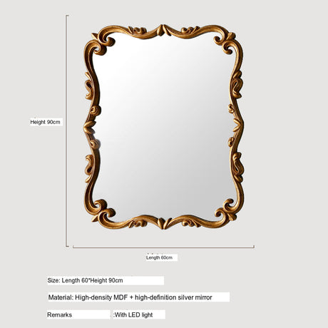 LANXESS Verity Elegant Vintage Wall-Mounted Dressing Mirror from LANXESS