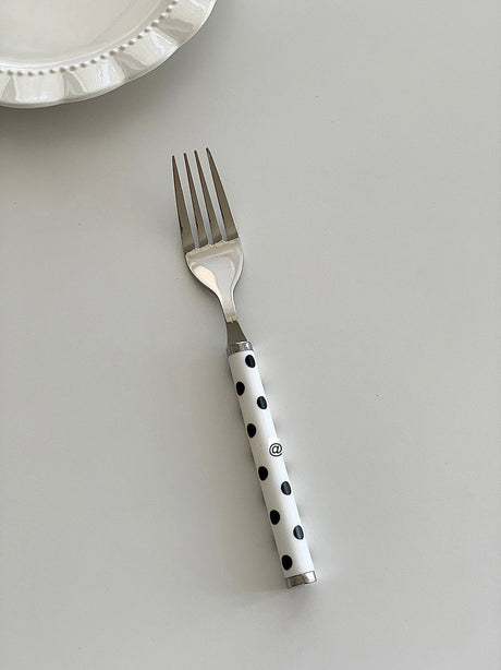 YASUKI Odette Elegant Wave-Patterned Dining Cutlery Set from YASUKI