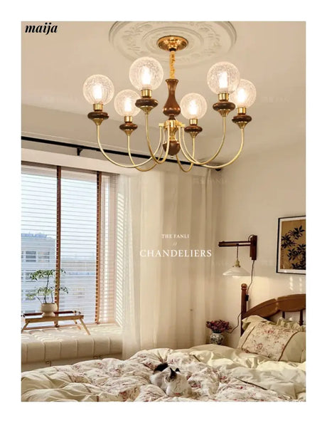 NANCY Retro Ceiling Lamp for Bedroom French American Style from NANCY