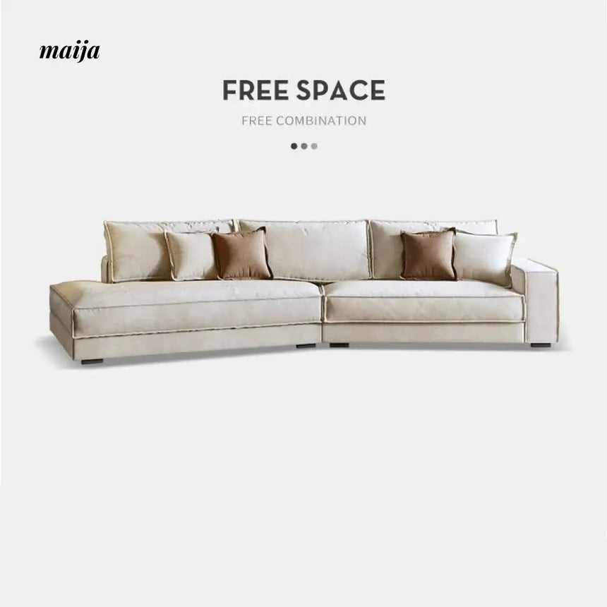 YS Budapest Frosted Large Corner Sofa from YS