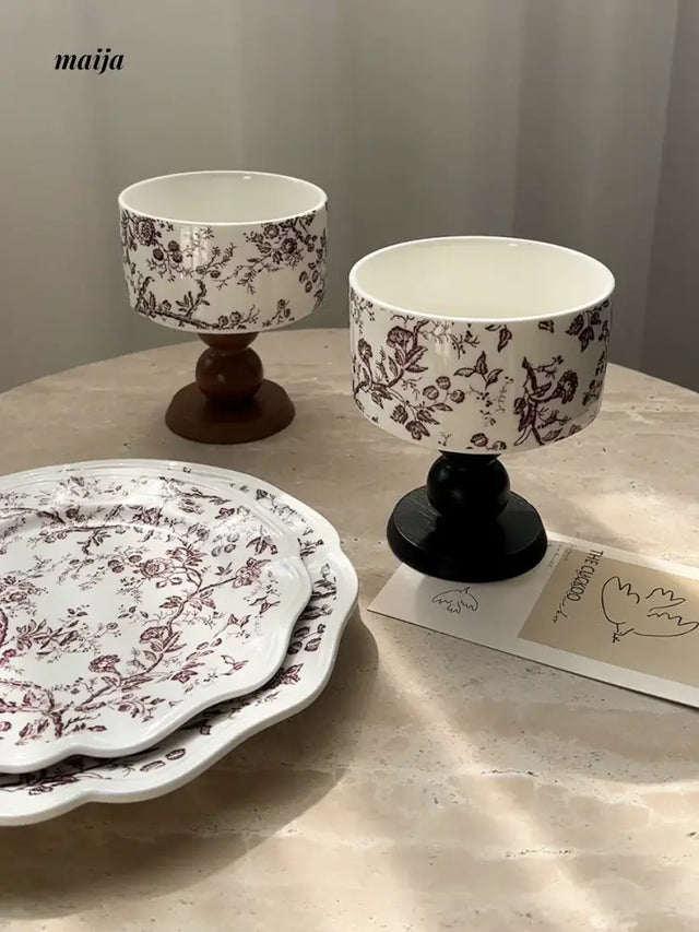 LIVETAI French Retro Ceramic Dinnerware from maija