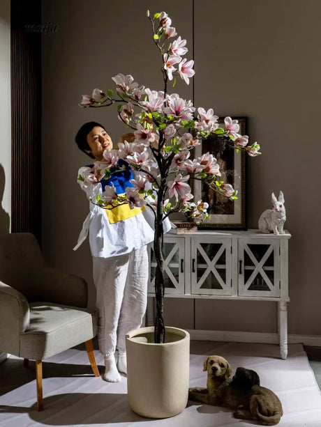 Artificial Super Tall Apricot Plant from maija