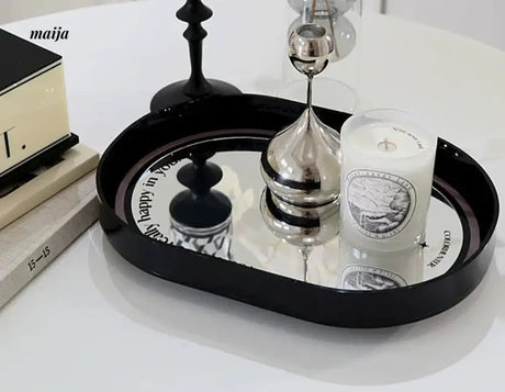 COLOURHUNTER Acrylic Mirror Jewelry Storage Tray from maija