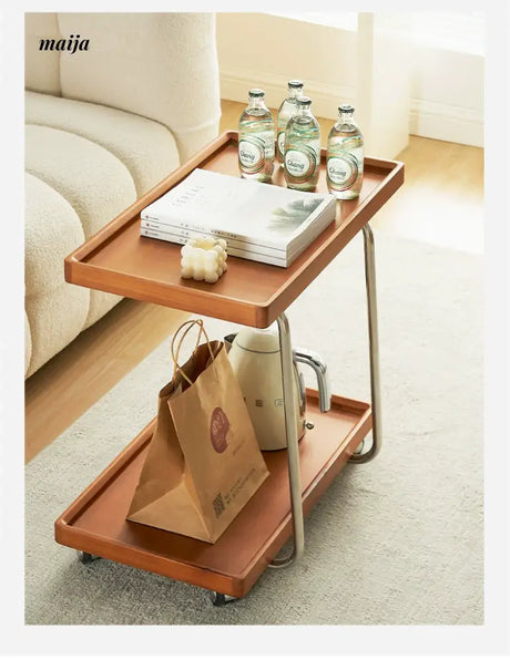 MIKA Retro Movable Storage Side Table from MIKA