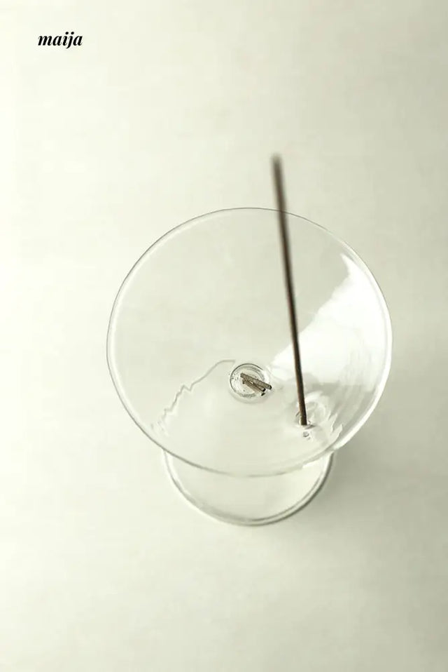 Cocktail Glass Incense Burner from maija