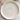 YASUKI Aria Elegant Pure White Ceramic Plate from YASUKI
