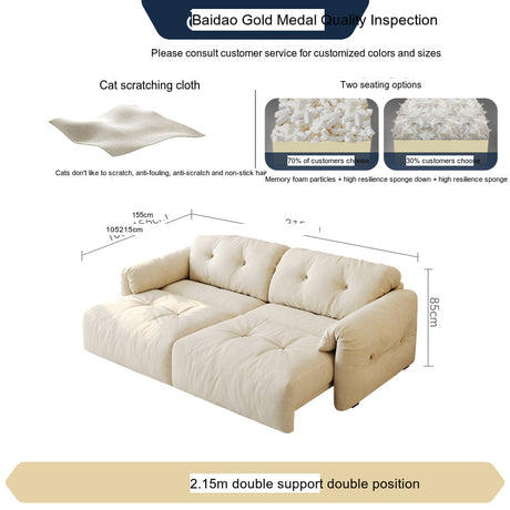 FASATI Orlando Plush Telescopic Sofa Cloud from FASATI