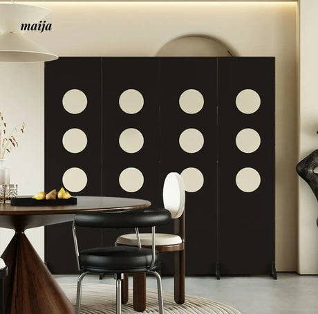 Black and White Domino Partition Wall from Pengjinge