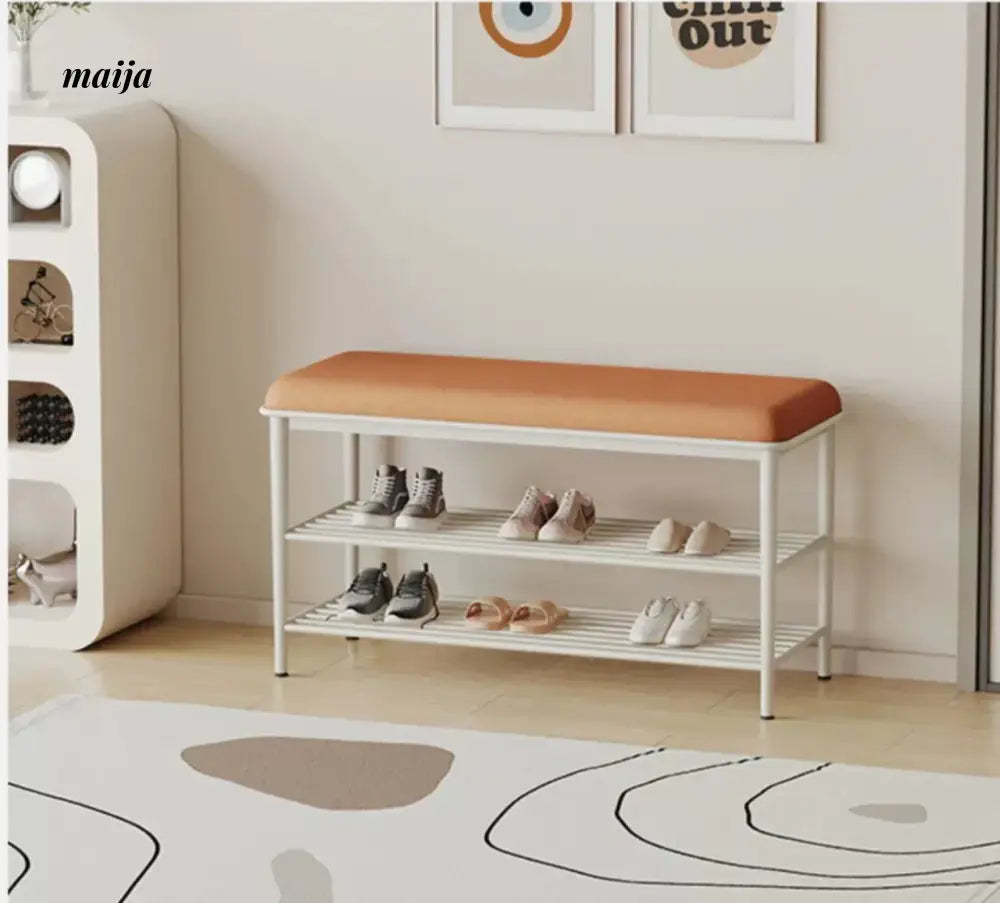 Shayla Cream Shoe Rack from Yeter