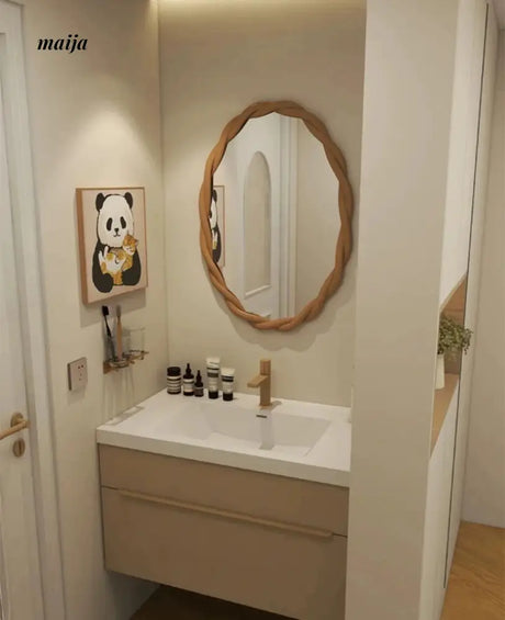 Rope Oval Mirror from maija