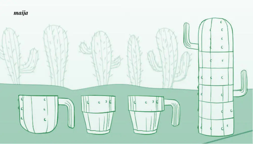 Cactus Mug from Jisu