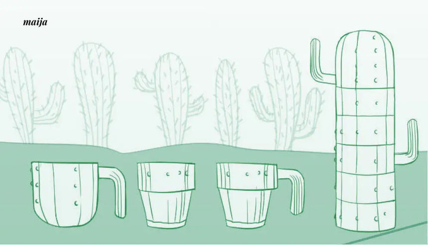 Cactus Mug from Jisu